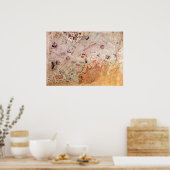 piri reis altertümliches Mysterium der Kartengesch Poster (Küche)