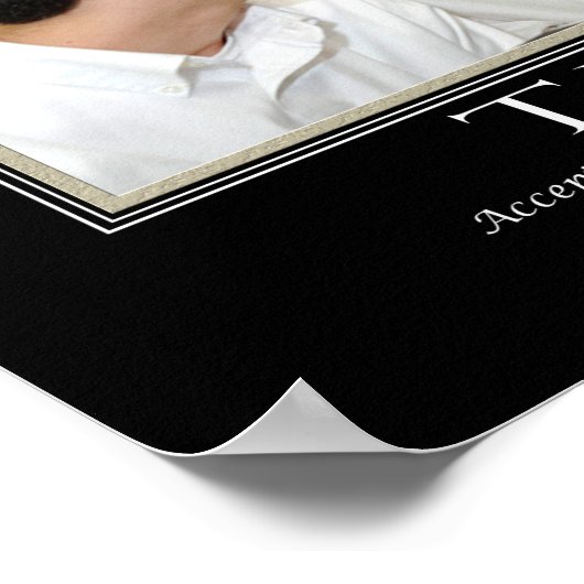 Pirkei Avot Teacher Zitat Englisch Hebräisch Poster (Ecke)