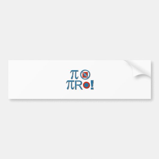 PiRnotSquare Autoaufkleber (Vorne)