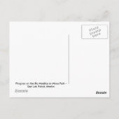 Piroguespostkarte Postkarte (Rückseite)