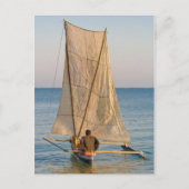 Piroguier Vezo Postkarte (Vorderseite)