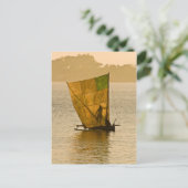 Piroguier Vezo Postkarte (Stehend Vorderseite)