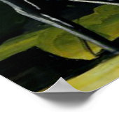 Pirosmani - Roh Deer mit Landschaftsbild Poster (Ecke)