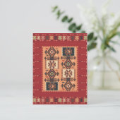 Pirot Kilim Postcard 2 Postkarte (Stehend Vorderseite)
