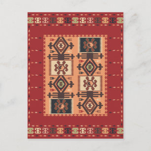 Pirot Kilim Postcard 2 Postkarte