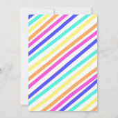 Pirouette Niedlich Gymnastik Jump & Play Geburtsta Einladung (Rückseite)