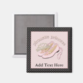 Pirouette Princess Magnet (Vorderseite/Rückseite)