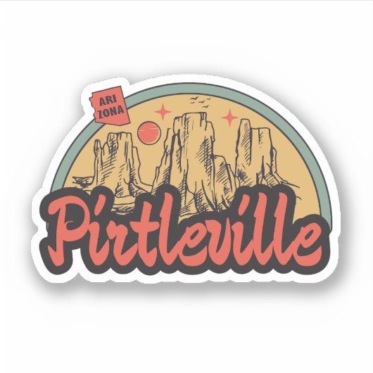 Pirtleville, Arizona-Aufkleber Aufkleber (Vorderseite)