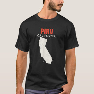 Piru California USA Staat America Travel Californi T-Shirt