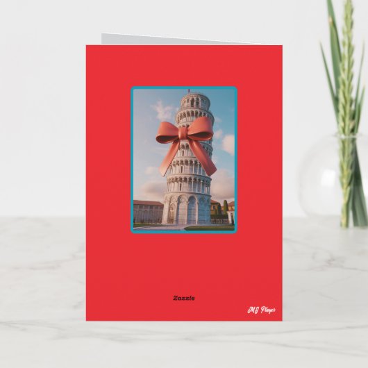 Pisa Christmas Karte (Rückseite)