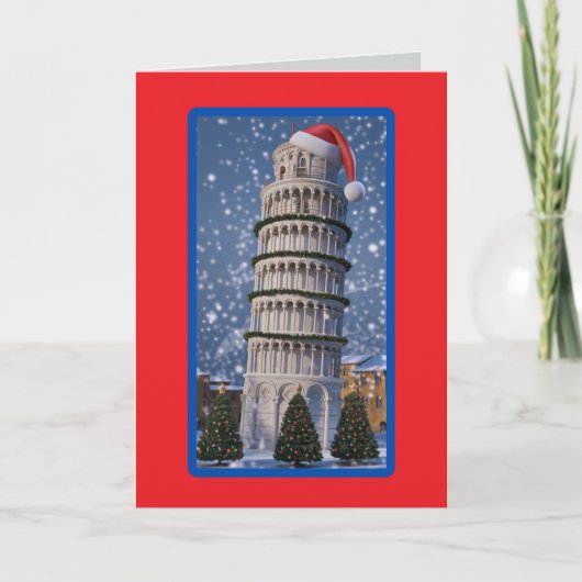 Pisa Christmas Karte (Vorderseite)