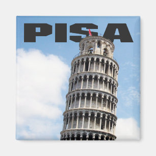 Pisa, das Turm-Kühlschrankmagnet lernt Magnet