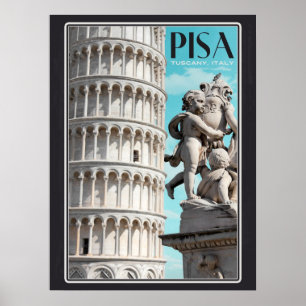 Pisa - der lehnende Turm Poster