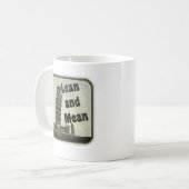 Pisa ist Lean und Mean Kaffeetasse (Vorderseite Links)