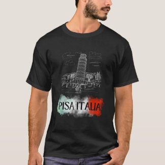 Pisa Italia Italia Flag Holiday Italien Souvenir P T-Shirt