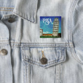 Pisa Italien Europa Paint Colorful Button (Beispiel)