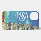 Pisa Italien Europa Paint Colorful iPhone Hülle (Rückseite (Horizontal))