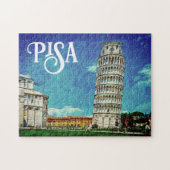 Pisa Italien Europa Paint Colorful Puzzle (Horizontal)