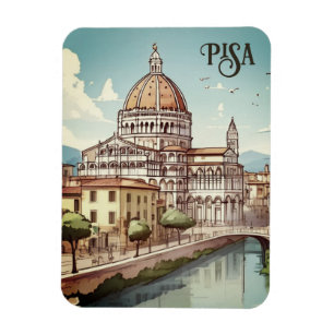 Pisa Italien Europa Reise Magnet