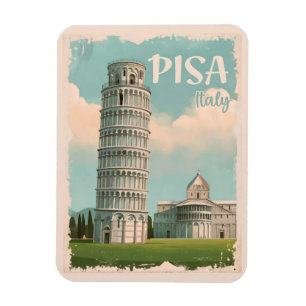 Pisa Italien - Schiefer Turm, Piazza dei Miracoli Magnet