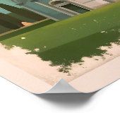 Pisa Italien - Schiefer Turm, Piazza dei Miracoli Poster (Ecke)