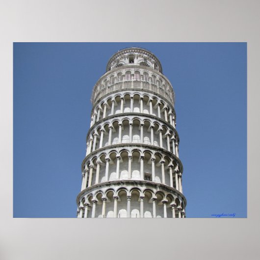Pisa, Italienisches Fotoplakat Poster (Vorne)