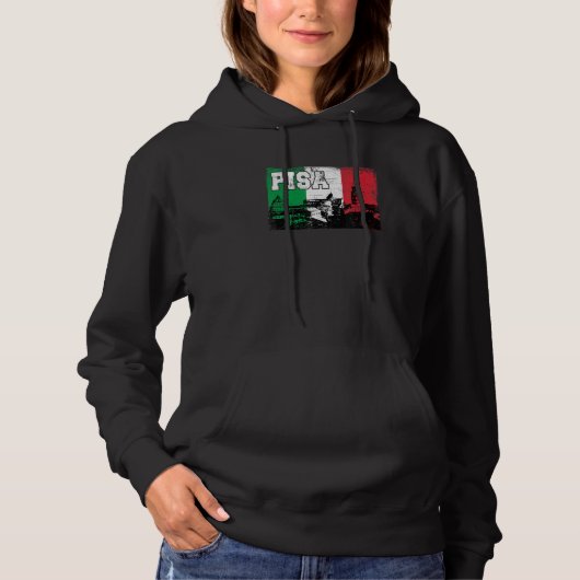 Pisa Italy Europe Hoodie (Vorderseite)