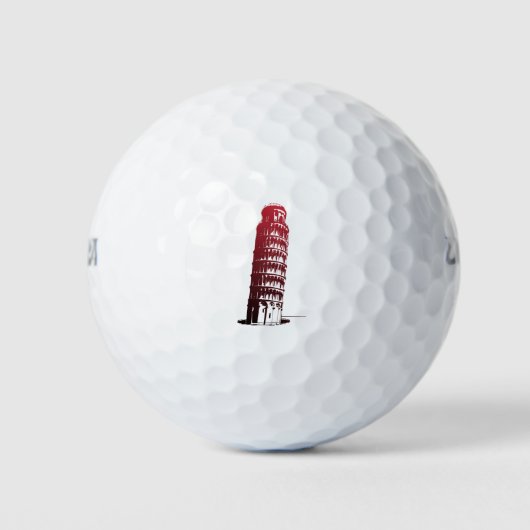 Pisa Italy Tower Leaning Europe Golfball (Vorderseite)