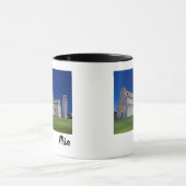 Pisa Leaning Tower Night Panorama Italien Geschenk Tasse (Zentrum)