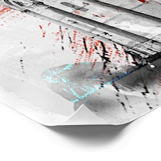 Pisa Leaning Tower Poster (Ecke)