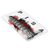 Pisa Leaning Tower Souvenir Magnet (Rechte Seite)