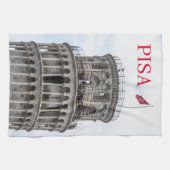Pisa Leaning Tower Teetuch Geschirrtuch (Horizontal)