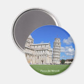 Pisa-Leuchtturm Magnet (Vorderseite/Rückseite)