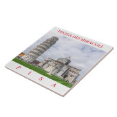 Pisa Piazza dei Miracoli Keramik Kachel (Seite)