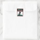Pisa Poster Runder Aufkleber (Tasche)