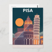 Pisa Postkarte (Vorne/Hinten)