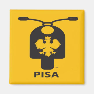 Pisa Scooter Magnet