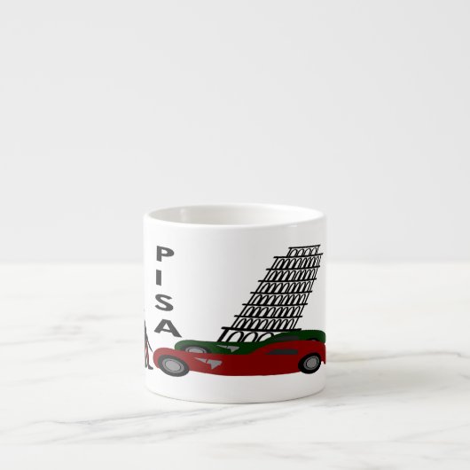 Pisa-Stadt Espressotasse (Vorderseite)