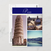 Pisa Szenen Postkarte (Vorne/Hinten)