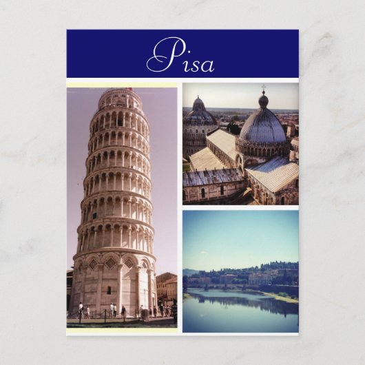 Pisa Szenen Postkarte (Vorderseite)
