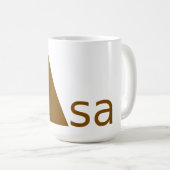 PISA-Tasse Kaffeetasse (VorderseiteRechts)