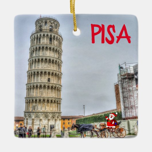 Pisa Toskana Weihnachtsschmuck (Vorderseite)