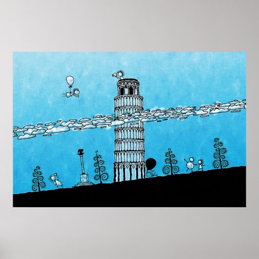 Pisa Tower Poster (Vorne)