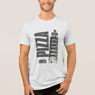 Pisa-Turm-Erbe-Landmarke-Italien-Reise-Shirt Tri-Blend Shirt