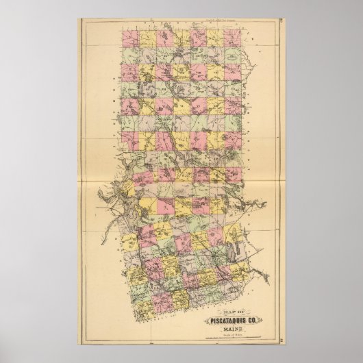 Piscataquis Co., Maine Poster (Vorne)
