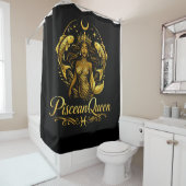 Piscean Queen Duschvorhang (Beispiel)