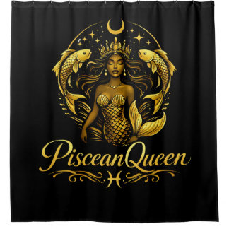 Piscean Queen Duschvorhang