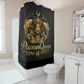 Piscean Queen Gesicht Duschvorhang (Beispiel)