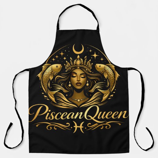 Piscean Queen Luxury Apron Schürze (Vorderseite)