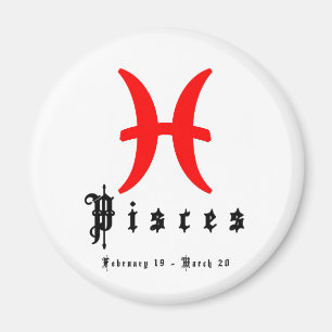 Pisces, 19. Februar - März 20 Magnet